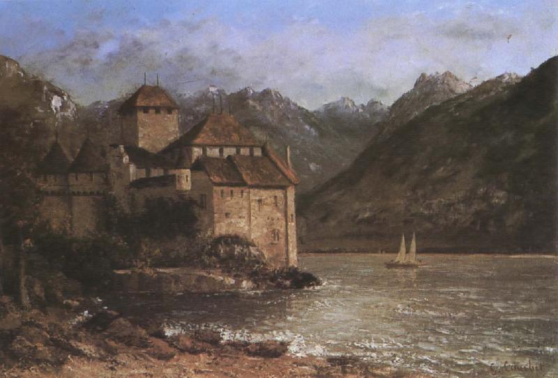 Gustave Courbet Castle Sweden oil painting art